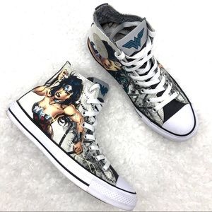Converse CTAS DC Comics Wonder Woman High Tops